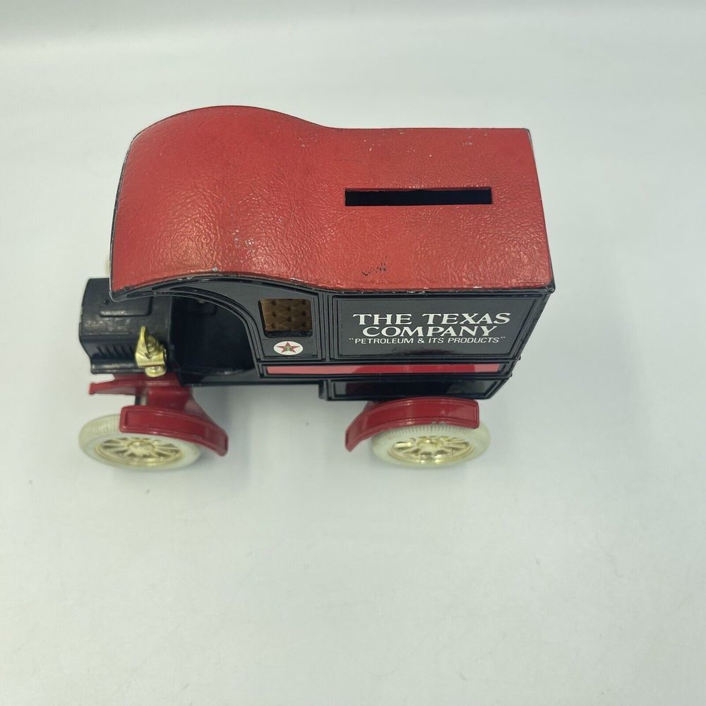 Vintage Texaco #1 Ertl 1905 Ford Model T Van Truck Bank The Texas Company - Picture 3 of 16